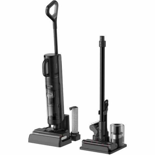 Image of DREAME H12 Dual Smart Wet Dry Upright Vacuum, Floor Cleaner Mop Combo 4-in-1 Cordless Stick Vacuum for Multi-Surface, One-Step Self Cleaning with Hot Air Drying, 2 Year Warranty