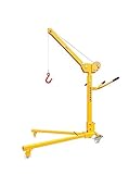 Portable Hand Crank Hoist, Foldable Manual Home Lift for Car Micro Lifting Crane YOUSHENG (Color : 300 kg)