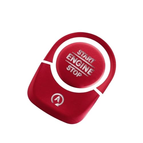 Couvercle bouton démarrage d'arrêt pour Mercedes Classe A B CLA GLA GLB rouge
