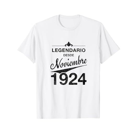 100 cumpleaños Nacido en Noviembre de 1924 Vintage 100 años Camiseta