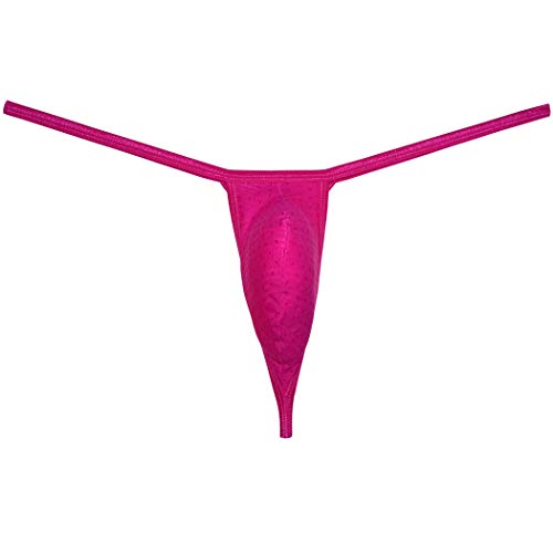 OROCOJUCO Sexy Men's Bulge Thong Underwear Shiny G-String Hipster Tangas Micro T-back3