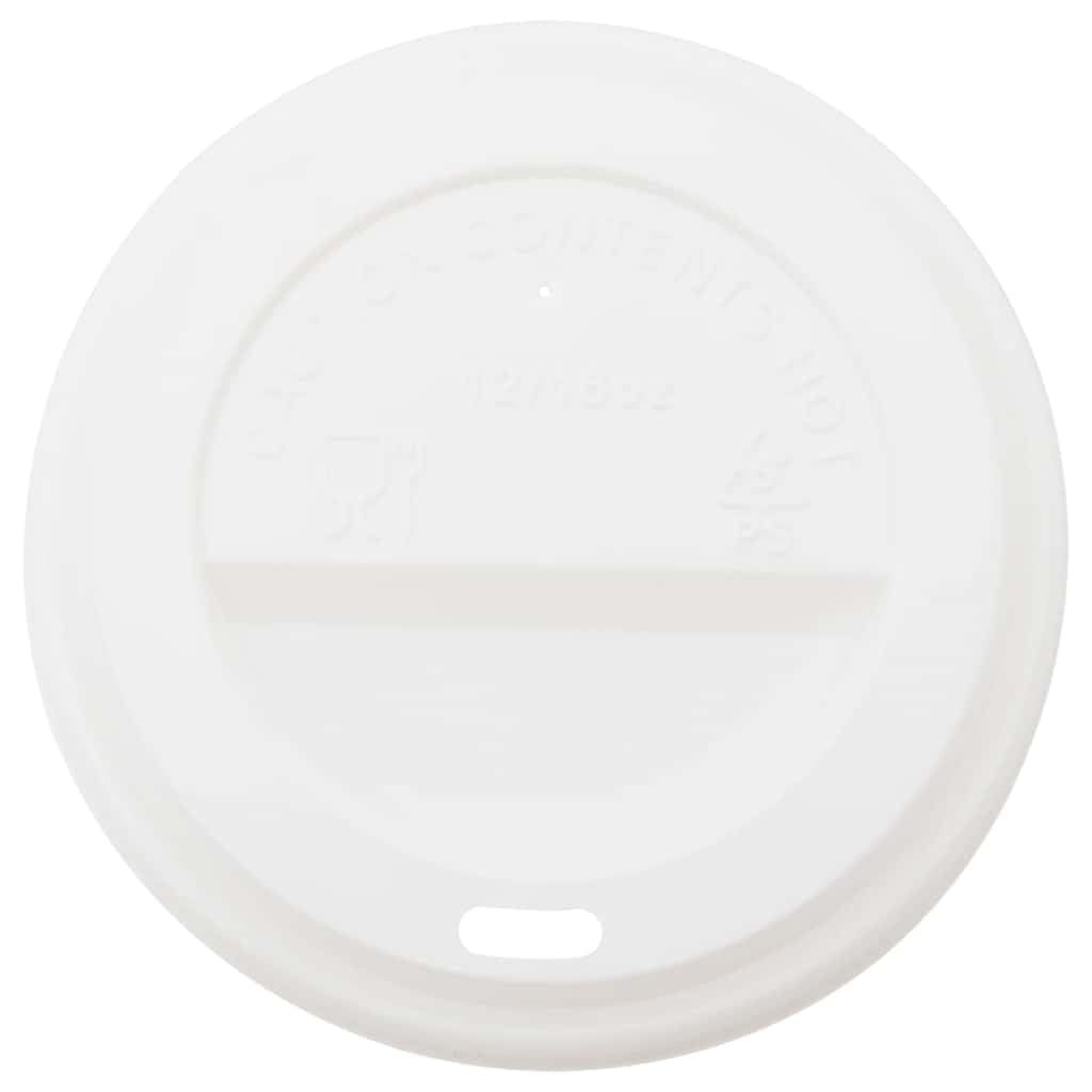Bicchieri di carta con coperchio, 1000 pezzi, 400 ml, usa e getta, per caffè da asporto e bevande fredde, con protezione antigoccia, ideali per feste, ufficio, catering e gastronomia, in