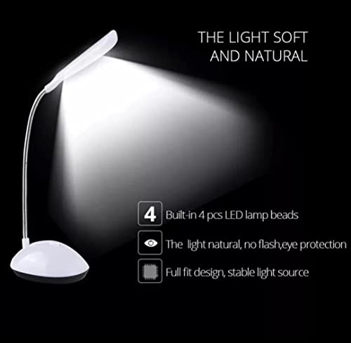 Mini Luminária Led Mesa Sem Fio Para Leitura Luz Iluminação (Verde)