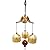 Banfeng 3 Bells Lucky Wind Chimes Feng Shui Wind Bell for Good Luck Home Garden Hanging Decoration Gift