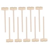 SOPOTUTU 25 Stück Teiliges Holzspielzeug Hammer Set für Mini klopfspielzeug aus Naturbelassenem...