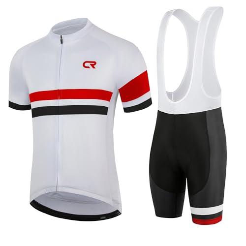 Coconut Ropamo CR Conjunto masculino de jérsei de ciclismo para bicicleta de estrada, bolso com zípe
