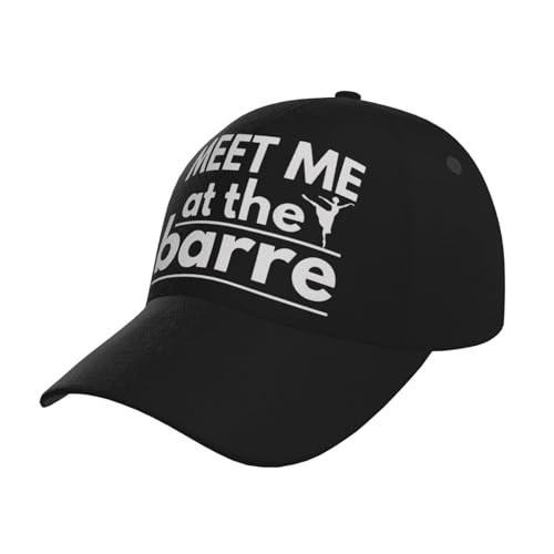 Meet Me at The Barre Baseball Hats for Men and Women - Classic Adjustable Hats