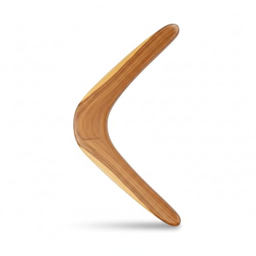 Wooden Boomerang for Kids & Adults V-Shaped Returning Flying Saucer