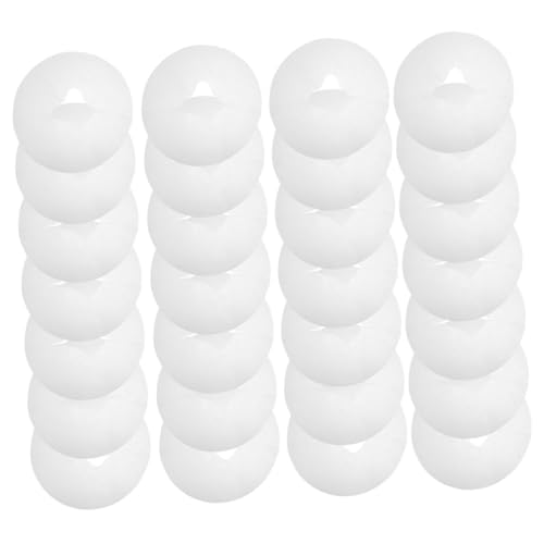 Didiseaon 300Pcs Disposable Massage Bed Hole Covers Thick Non Woven Face Pads for Spa and Beauty Treatments for Massage Tables and Facial Procedures White