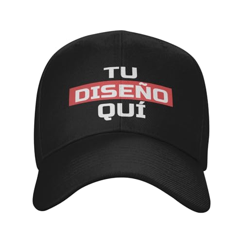 velquessa Gorra Personalizada Hombre Mujer Diseño Propio con Texto,Logo,Foto Gorra Trucker Deportiva Ajustable para Correr,Deportes,Tenis,Verano,Gorras de Hombre para Vestir