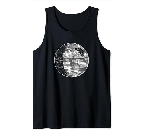 Débardeur Star Wars Death Star Arctic Camo Shadowed pour homme fan de science-fiction