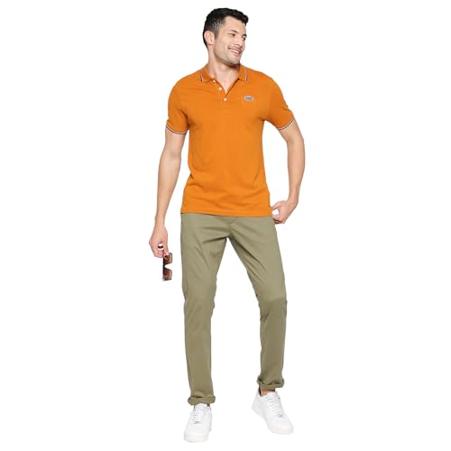 Image of Being Human Black Slim Fit Chinos for Men Clothing