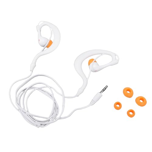 Chiyyak Auriculares con Cable a Prueba de Agua con Sonido Claro para Nadar y Practicar Surf, Auriculares con Aislamiento de Ruido IP68