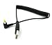 BesYee 5FT/1.5M Spring Coiled USB Cable, USB 2.0 A Male Plug to DC Power Jack 4.0mm x1.7mm 90 degree Right Angle Cord Cable (4.0*1.7 Yellow90°)