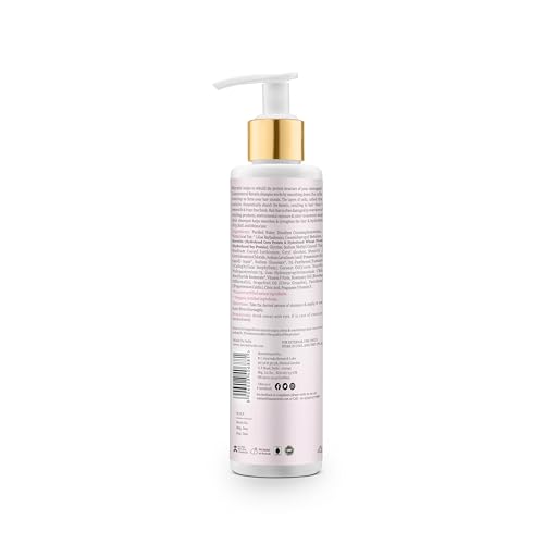 Image of Lass Natural Keratin Shampoo for Damaged Hair, Smoothening and Strengthening, Frizz-Free Formula