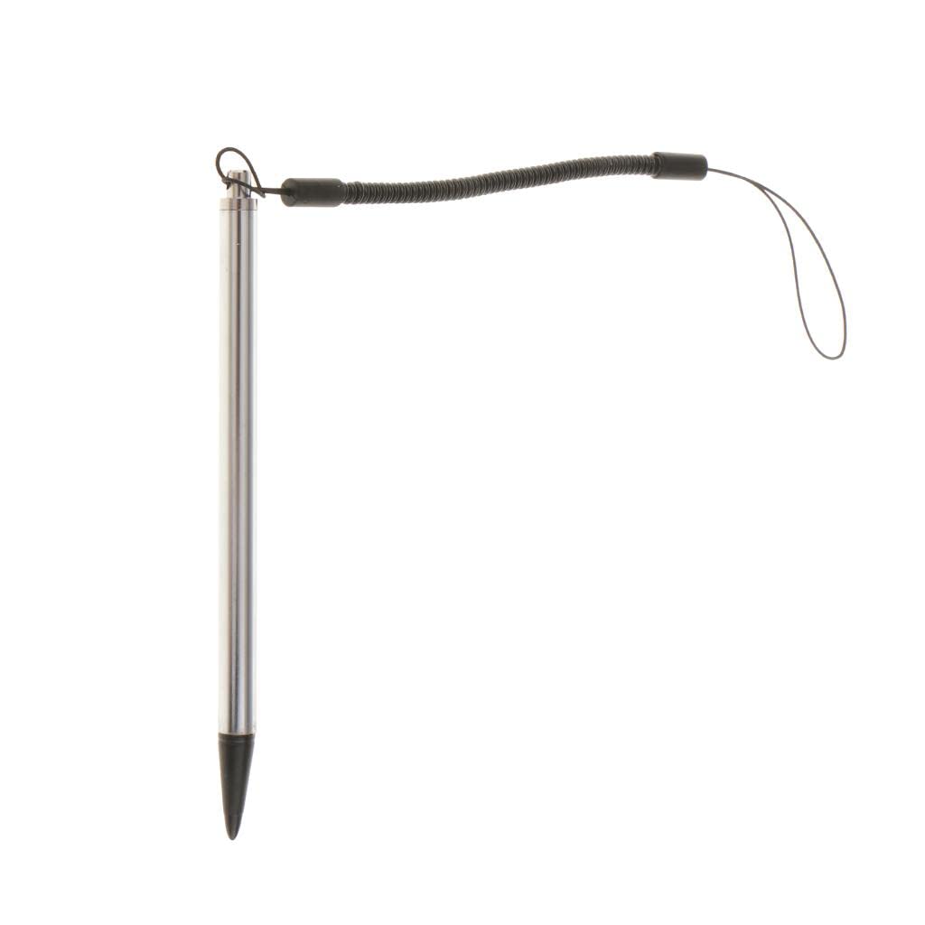Universal ABS Resistive Touch Screen Stylus Thin Pen for Phone Tablets (Silver)-image-20