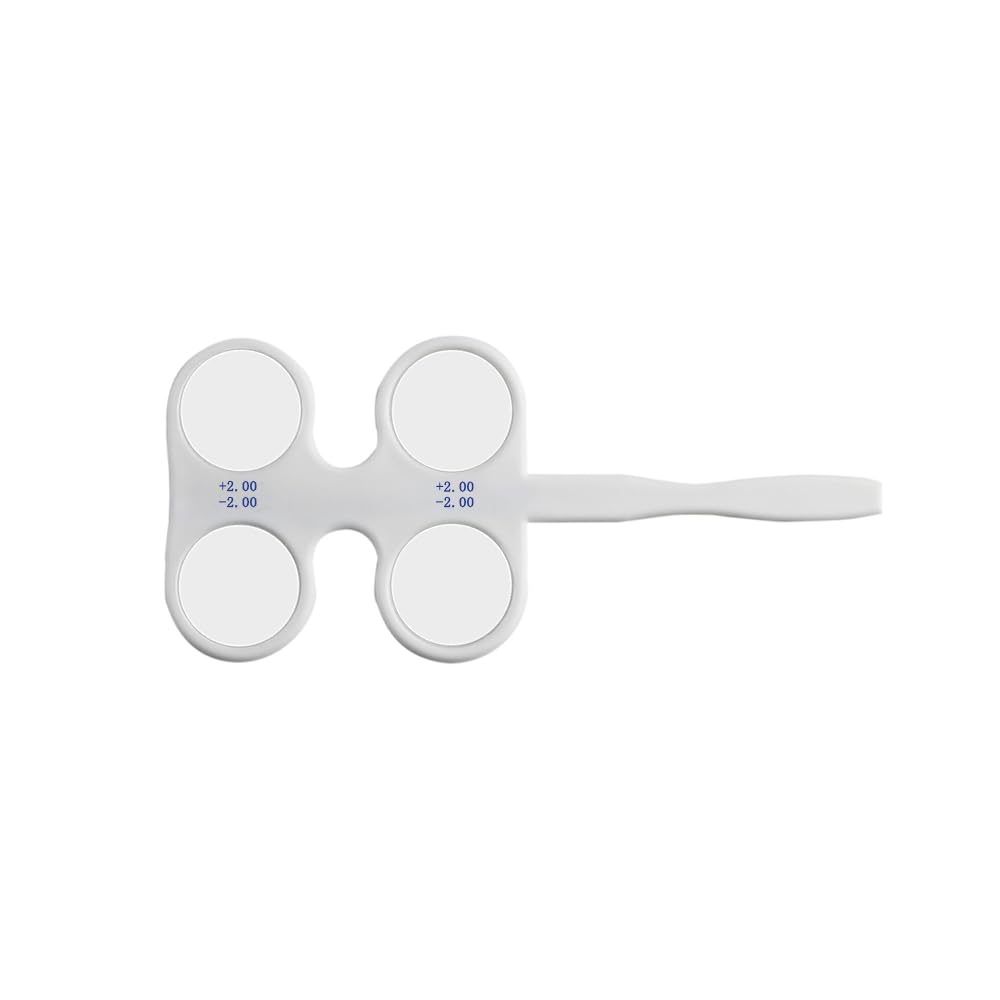 Eyesight Tester Optometry Lens Flipper Ophthalmic Flipper Confirmation Flipper Set Ophthalmic Flipper Optical Instruments (±2.0D)