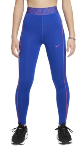 Nike Pro Girls' Dri-FIT Mid-Rise Tight Fit Full Length Leggings