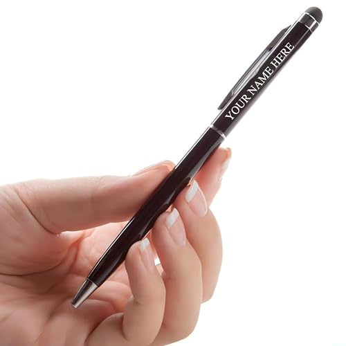 Image of Personalized Ball Pen Black | Name Engraved Metal Ballpoint Pen | Stylish Designer Pen | Customized Pen with Glossy Finish | Premium Gift Pen for Office, Employees & Corporate Use