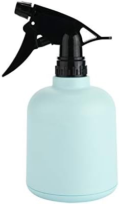 T4U Plastic Plant Mister, Fine Mist Spray Bottle with Top Pump Trigger, Indoor Plant Watering Can Water Sprayer for Flowers Herbs Plants Home Garden Blue (600ML)