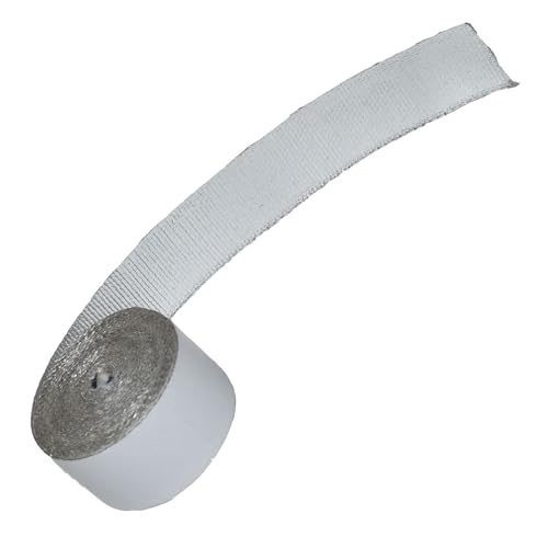 A-Team Performance Heat Shield & Thermal Tape - 1.5 in x 15 ft Roll, Silver - Radiant Barrier & Reflective Roll with High-Temp Insulation - 2000 Degree Tape - Exhaust Heat Wrap for Hoses & Wiring