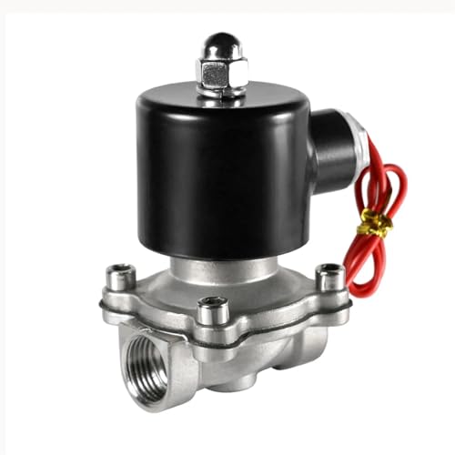 Électrovanne de sécurité DN50 contre la corrosion en acier inoxydable 24V NF