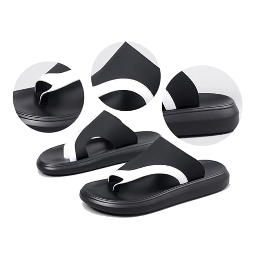 Stylish Slip-On Soft Summer Comfy Orthopedic Hallux Valgus Sandals for Men, Casual Orthotic Open Toe Utdoor Breathable Flip Flops, for Pain Relief Hallux Valgus Bunion Symptoms3