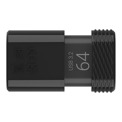 Image of PNY 64GB Elite-X Fit Type-C USB 3.2 Flash Drive - Advanced Performance Up to 200MB /s Read, Convenient Portable Data Storage, Ultra Compact Fit Design, Type-C Connector