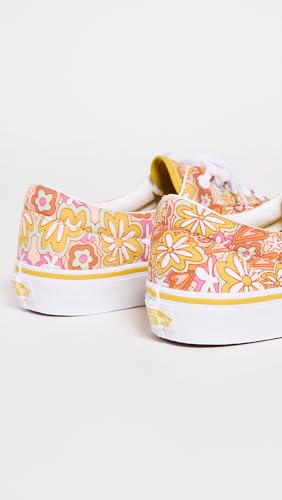 Vans Vans Women's Era Sneakers, PsychedelicResortPassionFruit, Orange, Floral, 7 Medium US