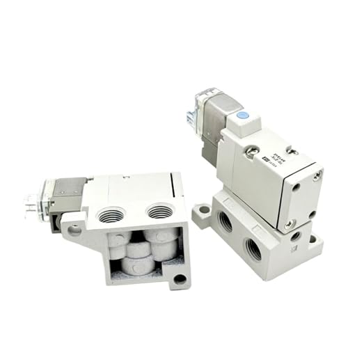 Électrovanne SYJ514R-5LZ distributeur air comprimé 24v commande manuelle de secours