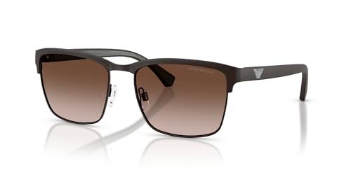 Image of Emporio Armani mens Ea2087 Square Sunglasses