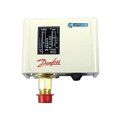 Auto Pressure Switch Pressure Connection: G 1/4A) for Gas Compressor, Automobiles, Pumps by Danfoss Model: KPI-36 (Pack of 1, Without Reducer)-image-13