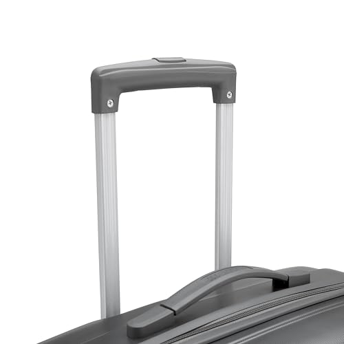 Image of American Tourister Barcelona | Check-in Trolley Bag (69 cm) | 360 8 Wheel Travel Luggage | Hard Case Polycarbonate Suitcase | Mounted Combination Lock | Gun Metal