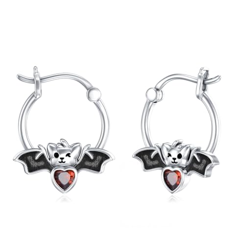 Boucles d'oreilles squelette argent 925 : fini les allergies d'Halloween