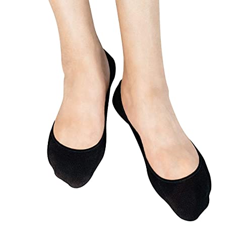 Image of Thirty48 Women's No Show Loafer Socks, Boat Shoe Liners with Non Slip Grip