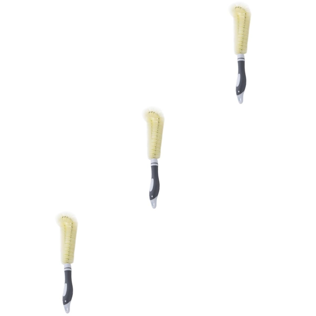 MAGICLULU 3piezas Cepillo De Limpieza para Botellas y Tazas Mango Herramienta Multiusos para Limpiar Biberones y Diseño para Remover Suciedad Interiores Color Aleatorio
