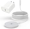 [Certificado Apple MFi] Cargador Inalámbrico Magnético MagSafe, 6 Pies 15W Carga Rápida para iPhone 17/17Air/16 Pro Max/16 Plus/15 Pro Max/14/13/12/AirPods3/2/Pro 2