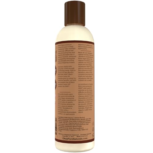 Unlock Luscious Locks: Discover the Power of OKAY Black Jamaican Castor Oil Leave-In Conditioner
