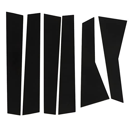 Dyocoag Glossy Black Lightweight Pilar Post Spotal Tecal Tob de calcomanía para CRV 2012-2016