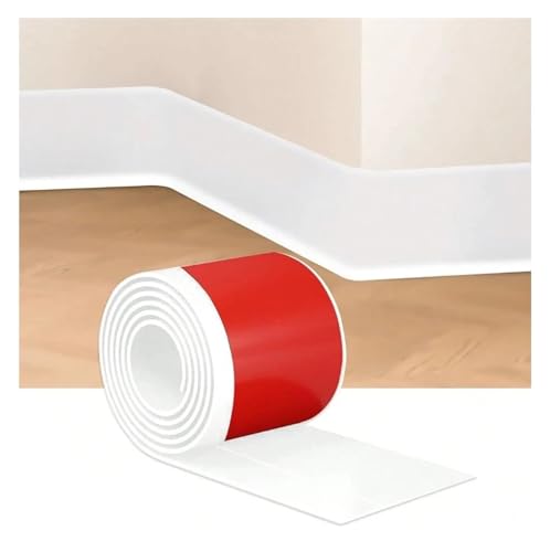 Bordure murale autocollante pour masquer les joints de plinthe PVC - 3