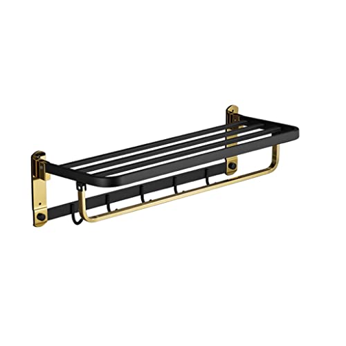 Rangement pliant mural acier inoxydable pour optimiser la douche et suspendre vos serviettes