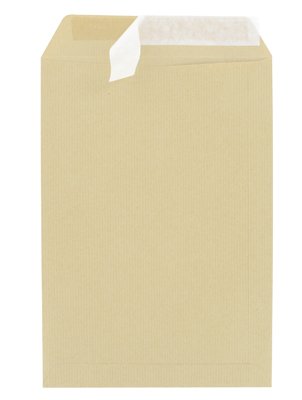 Majuscule-enveloppes Kraft 90 g 17 x 25 cm Perles et fermeture d'étanchéité EP Lot de 5