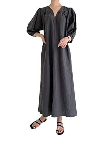 Robe d'été ample et respirante en coton pour femme en taille M