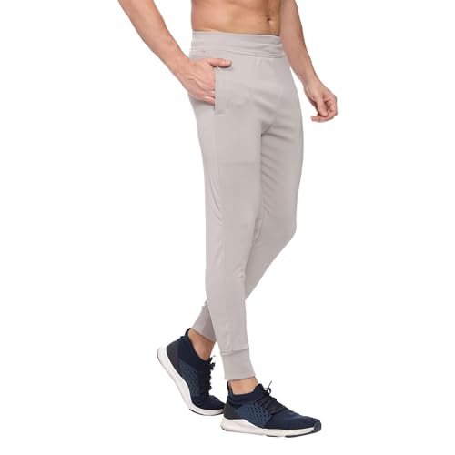 Image of MARK LOUIIS Regular Fit Super Stretchable Track Pants for Men | Gym, Running & Casual Wear | Elastic Waistband with Side Pockets
