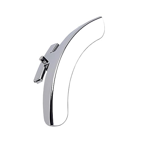 BESPORTBLE Zinc Alloy Banjo Armrest Replacement Silver Chrome Plated Single Leg Banjo Parts