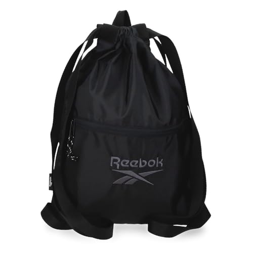 Reebok Dena Mochila Saco, Negro, 35x46 cms