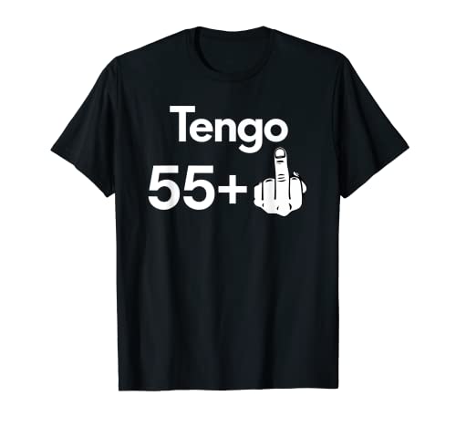 56 Años Cumpleaños Hombre Mujer Tengo 55 +1 Regalo Divertido Camiseta