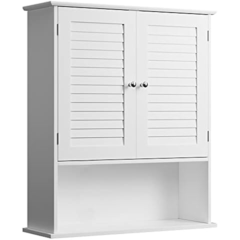 BAKAJI Wall Mounted Bathroom Storage Cabinet Cover