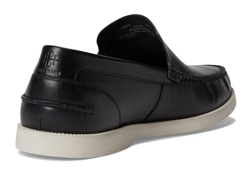 Cole Haan Cole Haan Mens American Classics Hampton Loafer, Black/Ivory, 11.5-W US