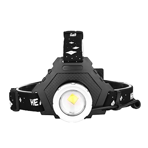 Linterna Frontal Para Adultos LED 6000LM Ultra Brillante LED Linterna USB Recargable 5 Modos Linterna Impermeable Pesca Al Aire Libre Camping Caza Con Luz Roja,Negro Cover